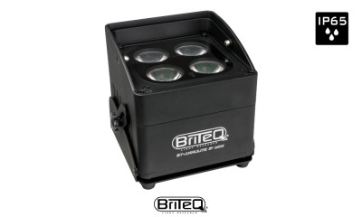 BRITEQ BT-AKKULITE IP MINI Projecteur LED 4x10W RGBWA, IP65