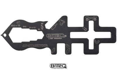 BRITEQ BT-STAGETOOL Outil multifonctionnel pour les techniciens de scène, dispositif antichute et pochette pour ceinture