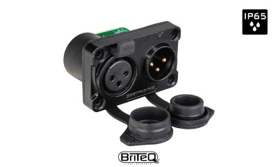 BRITEQ BT-XLR5TO3 COMBIKIT Ensemble de conversion 5 broches vers 3 broches XLR, IP65