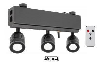 BRITEQ BT-AKKUBAR Projecteur LED 3x5W, DMX sans fil