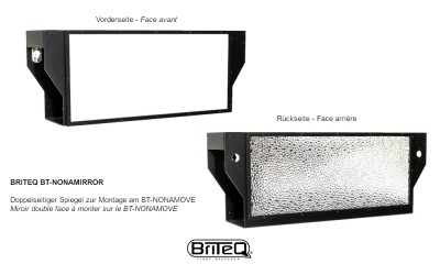 BRITEQ BT-NONAMIRROR Miroir double face adapté au BT-NONAMOVE