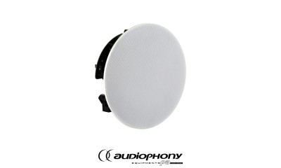 AUDIOPHONY CHP520 Haut-parleur plafonnier 2 voies 20W RMS, 5", 100V, 8Ω, design Invisible Edge, Ø203mm