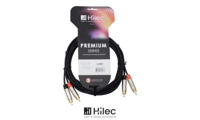 HILEC PREMIUM SERIE câble audio, 2 x RCA/Cinch - 2 x RCA/Cinch