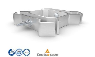 CONTESTAGE PLTPRO-FC4 Pince de liaison pour quatre pieds ronds