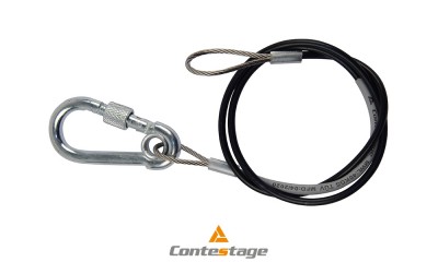 CONTESTAGE SC40B Elingue de sécurité Ø2mm/60cm, CMU 40kg, noir