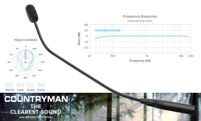 COUNTRYMAN ISOMAX 4RF - Microphone de podium 45cm COUNTRYMAN ISOMAX 4RF - Microphone de podium 45cm