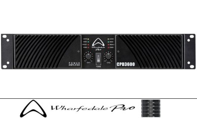 WHARFEDALE PRO CPD3600 Amplificateur de puissance 2 canaux 2 x 1300W RMS/4Ω, Limiteur, 19"/2U