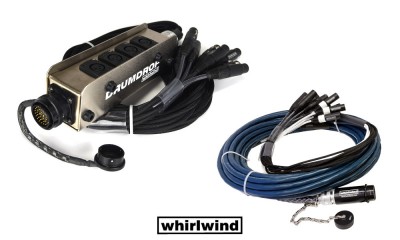WHIRLWIND DrumDrop-Kit 50 Drum-Stage-Box professionnelle avec câble multicore 15m
