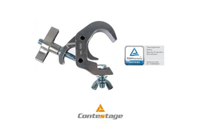 CONTESTAGE FAST CLAMP SILVER V2 C-Clamp/Crochet Ø 38-51mm, alu