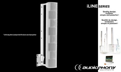 AUDIOPHONY iLINE83supw Support mural blanc