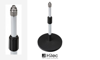 HILEC JB55 Pied de table pour microphone avec socle rond