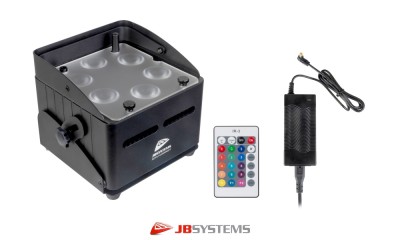 JB SYSTEMS ACCU-COMPACT Projecteur LED 6x10W RGBWA, DMX sans fil, 25°/40° JB SYSTEMS ACCU-COMPACT Projecteur LED 6x10W RGBWA, DMX sans fil, 25°/40°