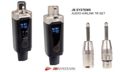 JB SYSTEMS AUDIO-AIRLINK TR - RF-Set Émetteur/Récepteur pour signaux ligne/micro