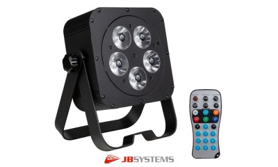 JB SYSTEMS LED-PLANO5 6in1 Projecteur LED plat 5 x 20W RGBLA+UV, Angle de rayonnement 17°