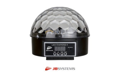 JB SYSTEMS LED DIAMOND 2 Effet lumineux à LED 6x3W RGBAW, programmes intégrés, mode auto/sound, DMX