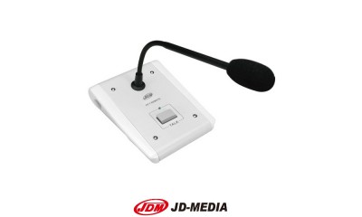 JD-MEDIA PTT-200 Poste de microphone pour centrales JD-MEDIA ZA-Series