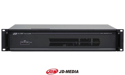 JD-MEDIA DA-1000P Amplificateur digital à 1 canal 1000W RMS, Hi-Z/100V, 19"/2U
