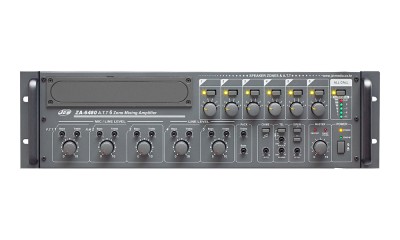 JD-MEDIA ZA-6480 Centrale Public Address 6-zones 480W 100V/4 Ohms