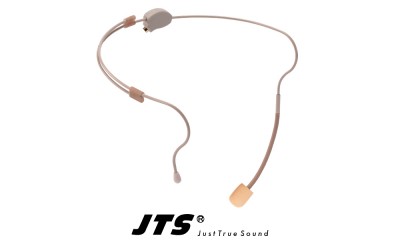 JTS 214O4 Microphone à serre-tête avec caractéristique omnidirectionnelle, mini XLR/F à 4 pôles