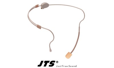 JTS 214D4 Microphone serre-tête avec caractéristique cardioïde, Direct, mini-XLR 4 pôles