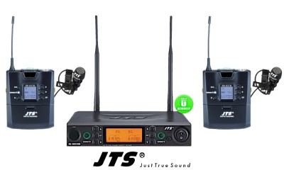 JTS RU8012-LAV SET UHF-Système avec 2 micros cravate (Direct/cardioïde), 2-canaux JTS RU8012-LAV SET UHF-Système avec 2 micros cravate (Direct/cardioïde), 2-canaux