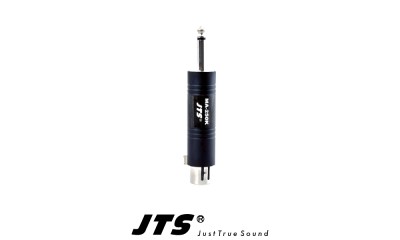 JTS MA-250K Adaptateur High/Low - convertit les signals de micro à bas impédance en signal à haute impédance, XLR/M-Jack 6,3mm