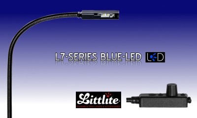 LITTLITE L-7-LED-BLUE Version LED avec socle/commutateur
