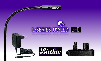 LITTLITE L-LED-UV365 Version LED UV avec socle/commutateur LITTLITE L-LED-UV365 Version LED UV avec socle/commutateur