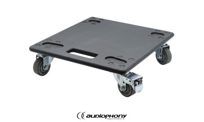 AUDIOPHONY MOJO12"Base_board - Planche de transport avec roulettes