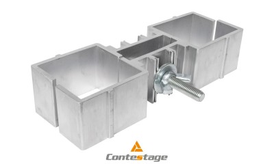 CONTESTAGE PLTS-FC2 Pince de liaison pour deux pieds 6x6cm