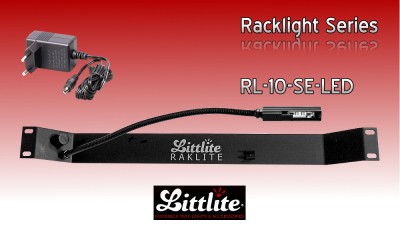LITTLITE RAKLITE RL-10-SE-LED Lampe pour rack avec variateur LITTLITE RAKLITE RL-10-SE-LED Lampe pour rack avec variateur