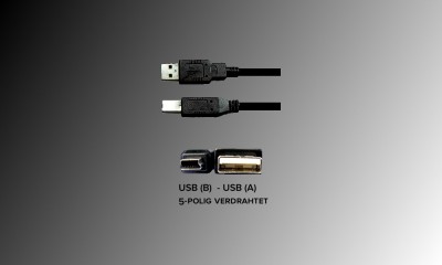 Câble USB 3m USBA-USBB 
