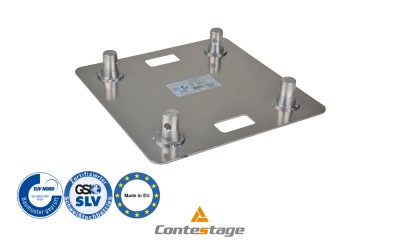 CONTESTAGE TOT-BASETOP Embase supérieure avec demi-manchons, ALU