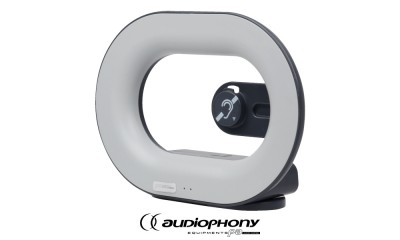AUDIOPHONY BM-DESK Boucle d'induction portable avec amplificateur intégré, microphone, batterie rechargeable