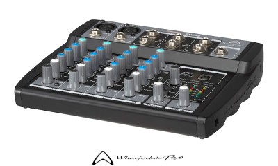 WHARFEDALE PRO CONNECT 802USB Mixeur avec 2 entrées micro/ligne et 2 entrées stéréo ligne, interface USB