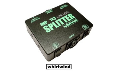 WHIRLWIND IMP SP1x3LL LINE SPLITTER - divise un signal symétrique sans perte sur trois sorties, Groundlift, XLR/F-XLR/M
