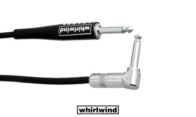 WHIRLWIND LEADER Câble instrument et ligne haut de gamme, jack droit 6,3 mm - jack coudé 6,3 mm