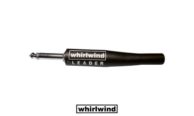 WHIRLWIND LEADER JACK Fiche Jack mono droite 6,3mm avec décharge de traction brevetée
