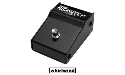 WHIRLWIND MICMUTE PT Switch-Box pour signal microphone/ligne – le signal est émis en maintenant la touche enfoncée, XLR/F-XLR/M