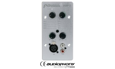 AUDIOPHONY WP8 Controller avec entrée micro/ligne, sélecteur de zone, volume. Compatible avec Audiophony PREZONE88